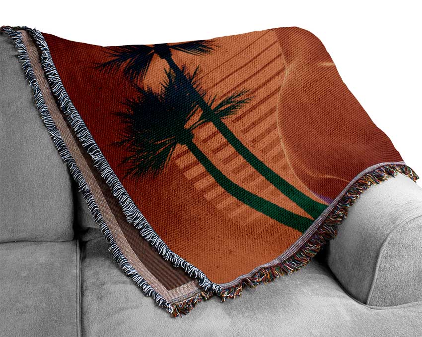 The Sunset Kiss Paradise Woven Blanket