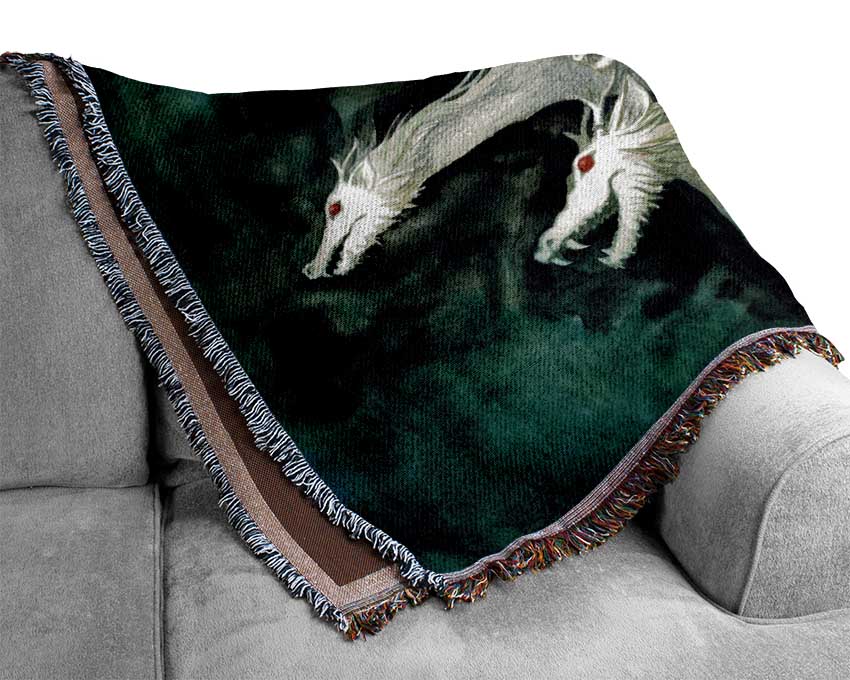 The Fearsome Hydra Woven Blanket