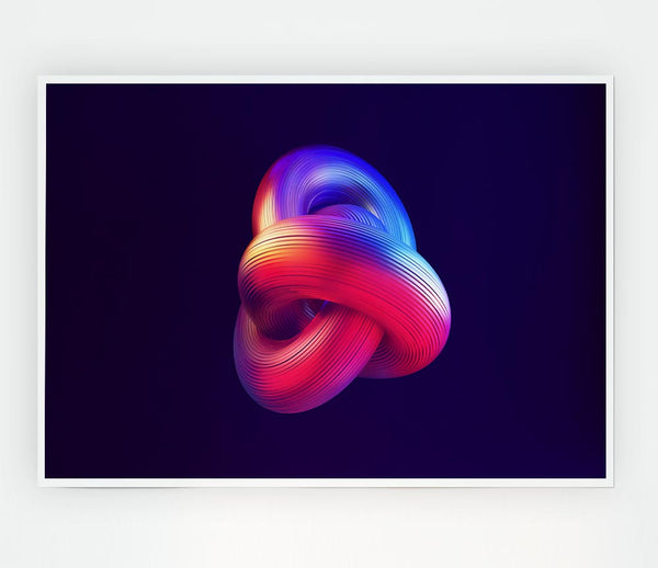 The Twisted Tube Print Poster Wall Art