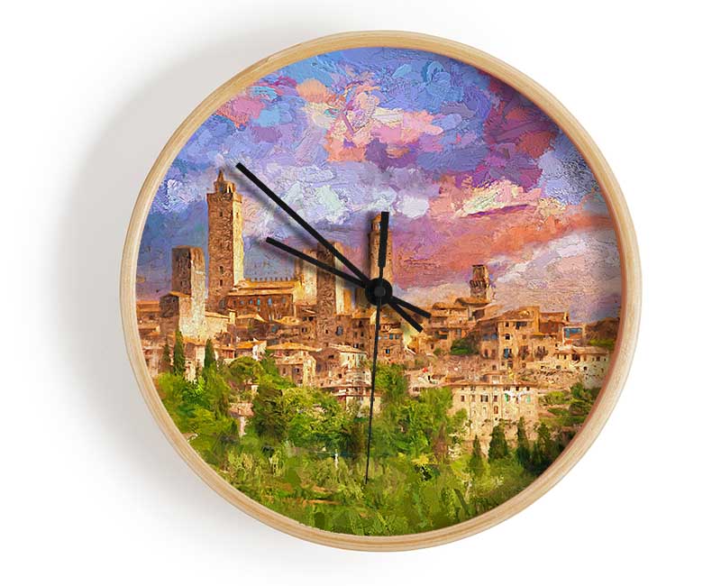 The City Of Wonder Clock - Wallart-Direct UK