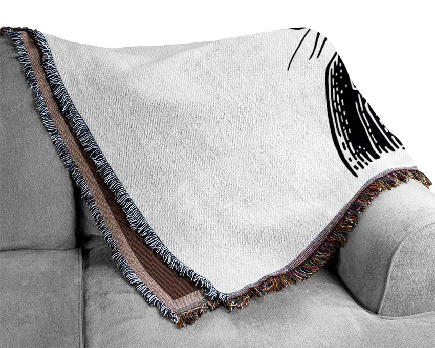 The Top Cat Monocle Woven Blanket