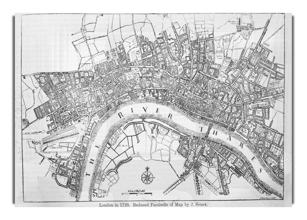 Map Of The River Thames