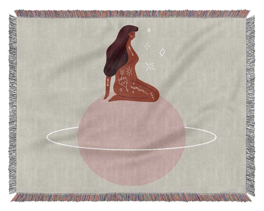 The Woman Planet Woven Blanket