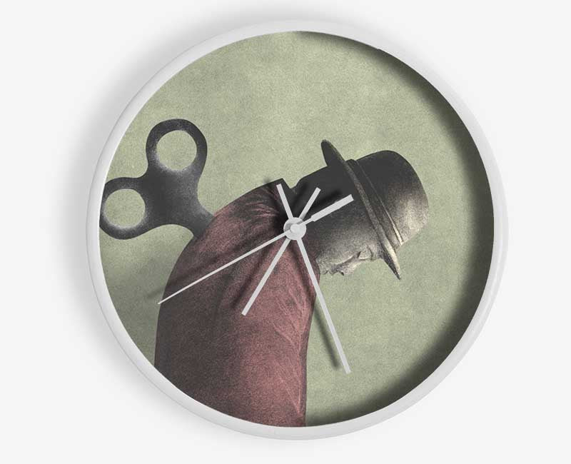 The Wind Up Man Clock - Wallart-Direct UK