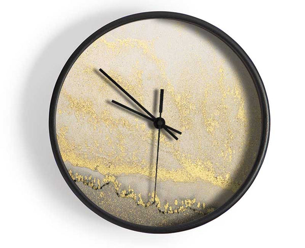 The Stone Gold Glitter Clock - Wallart-Direct UK