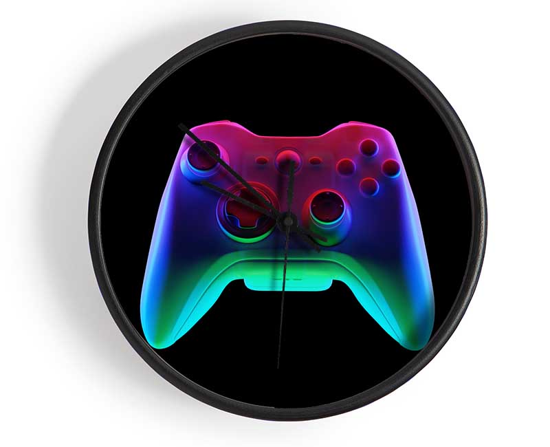 The Neon Controller Clock - Wallart-Direct UK