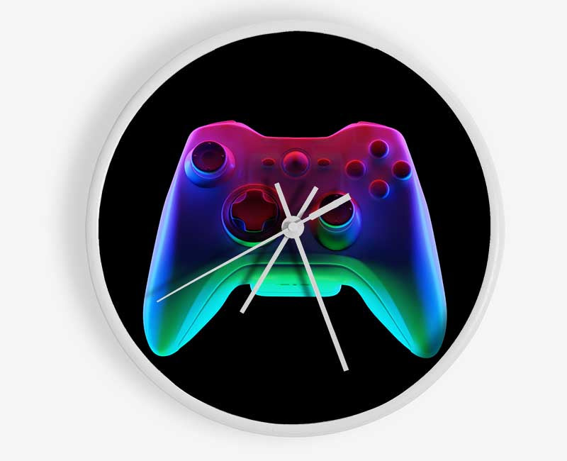 The Neon Controller Clock - Wallart-Direct UK