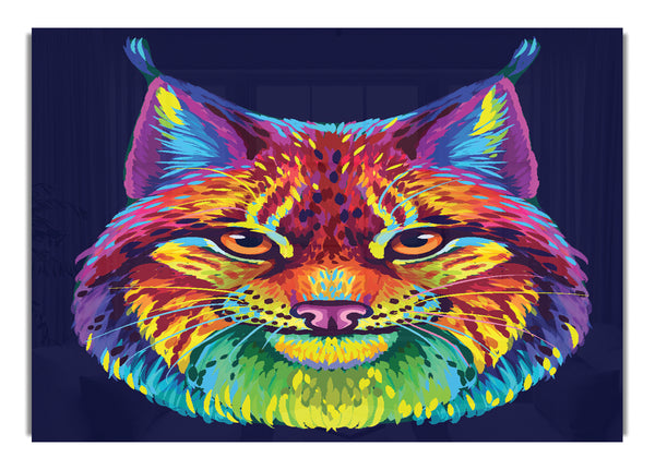 Vibrant Lynx Cat