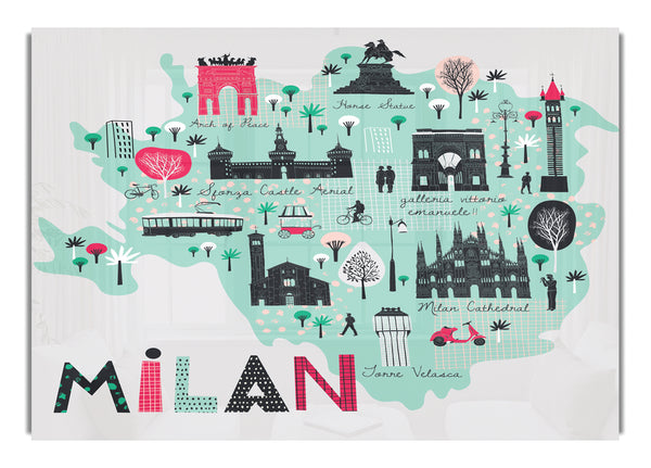 The Little Map Of Milan