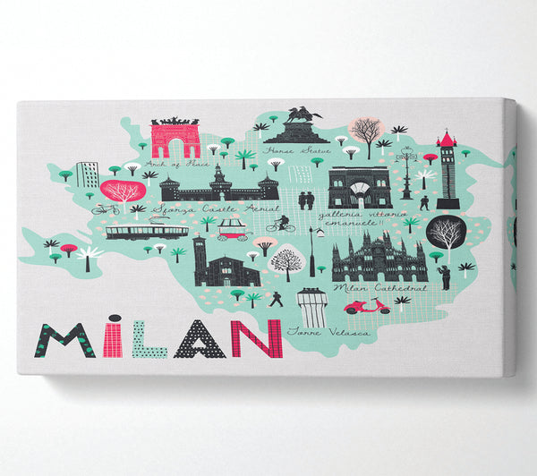 The Little Map Of Milan