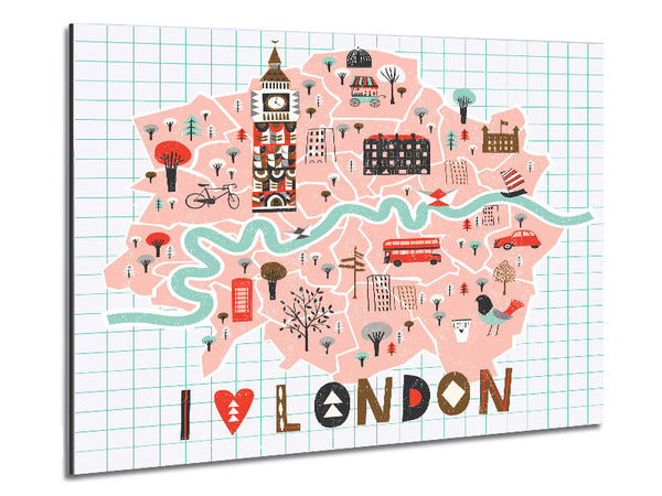 The Little Map Of London 2