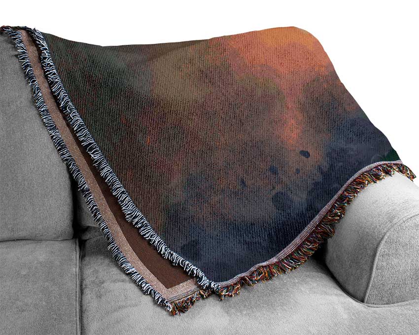 The Hell Raiser Horse Woven Blanket