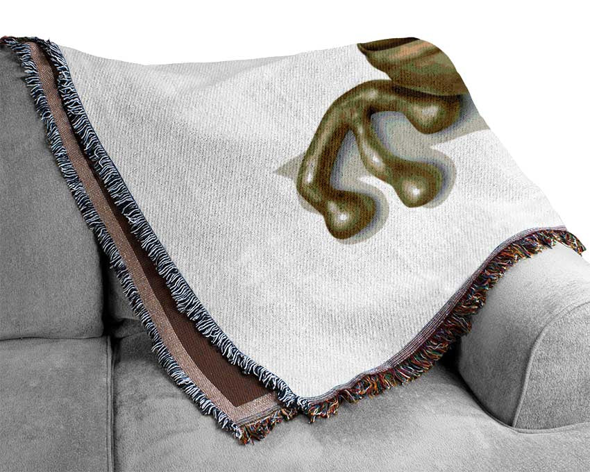 The King Frog Woven Blanket