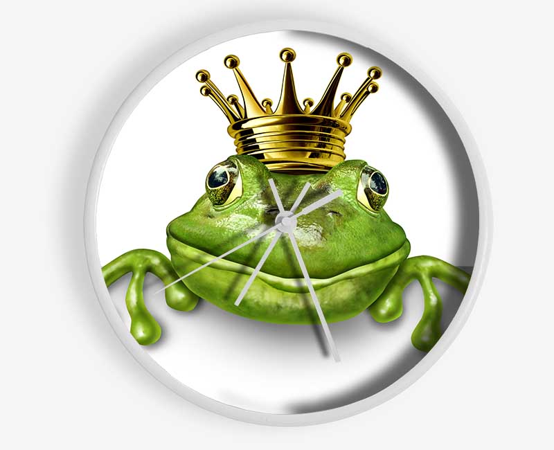 The King Frog Clock - Wallart-Direct UK