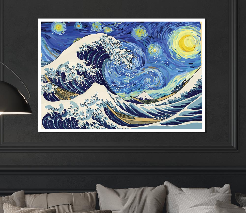 The Classic Art Mashup Print Poster Wall Art