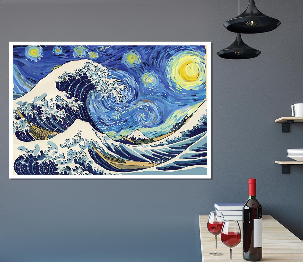 The Classic Art Mashup Print Poster Wall Art