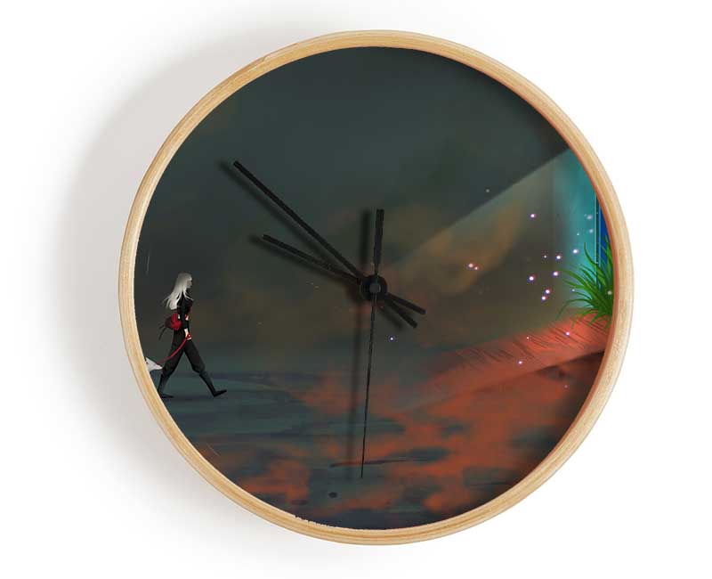 Door Into Nature Clock - Wallart-Direct UK