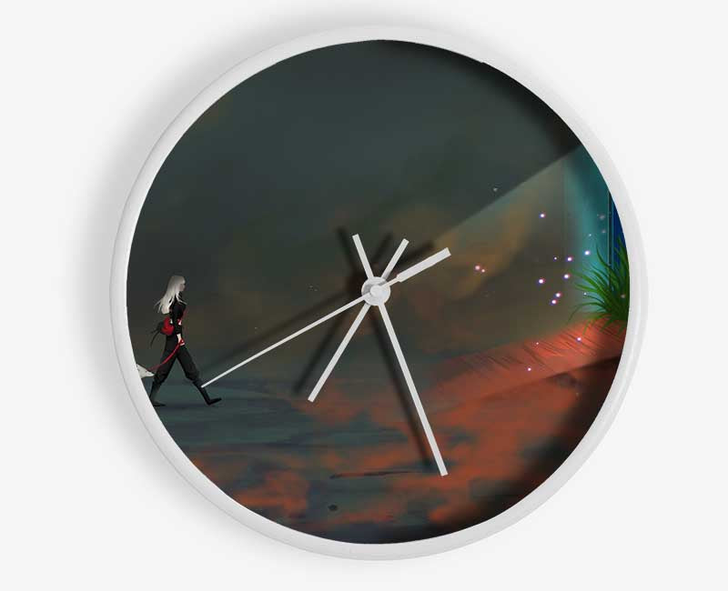 Door Into Nature Clock - Wallart-Direct UK