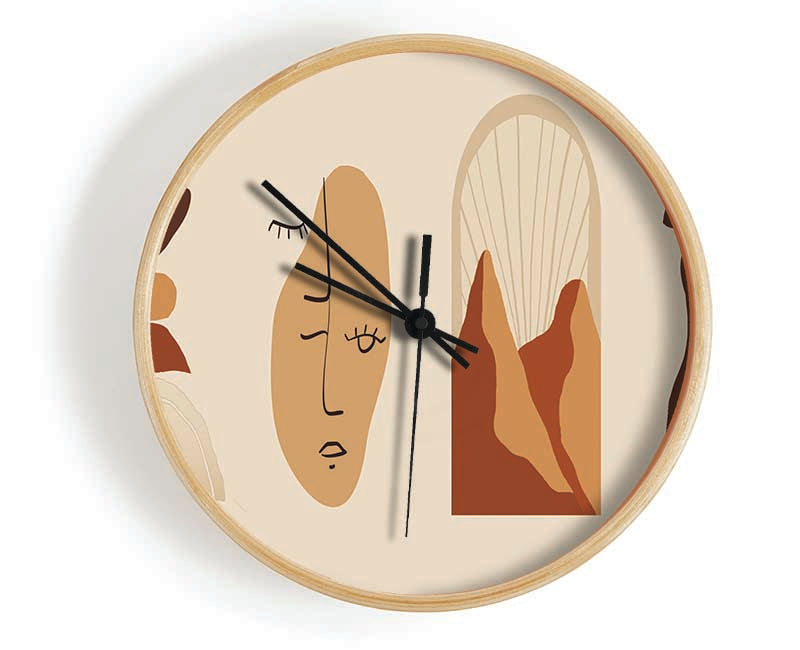 The Modern Decor Shapes 2 Clock - Wallart-Direct UK