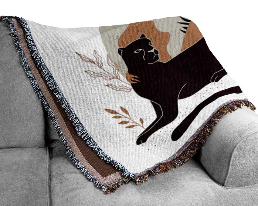 Mother Of Cats Woven Blanket