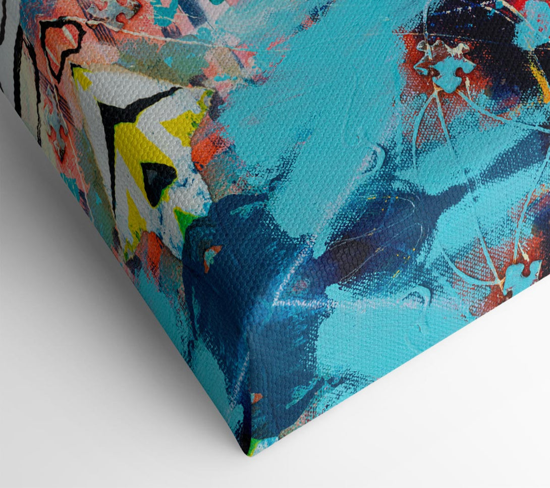 Picture of Graffiti Layers Canvas Print Wall Art