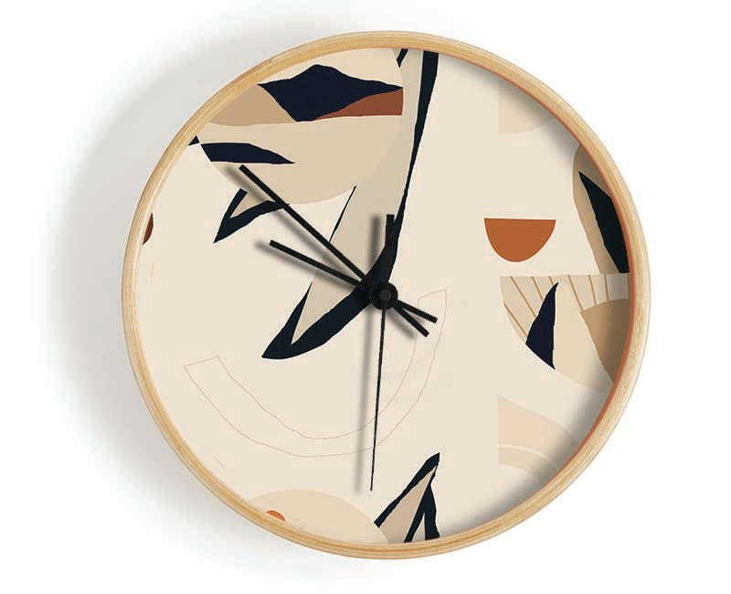 Bowl Shapes Clock - Wallart-Direct UK