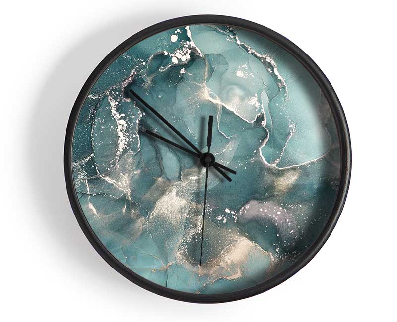 Insane Blue Depths Clock - Wallart-Direct UK