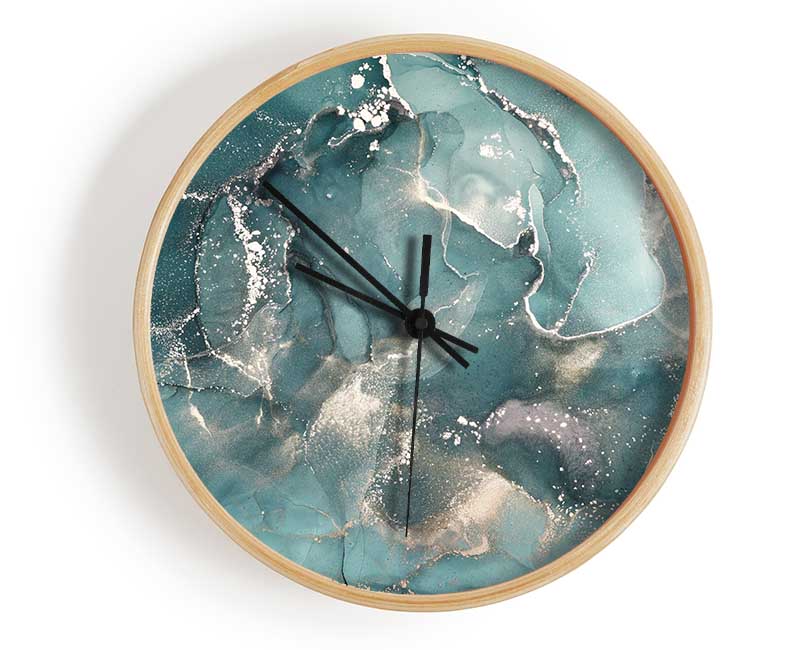 Insane Blue Depths Clock - Wallart-Direct UK