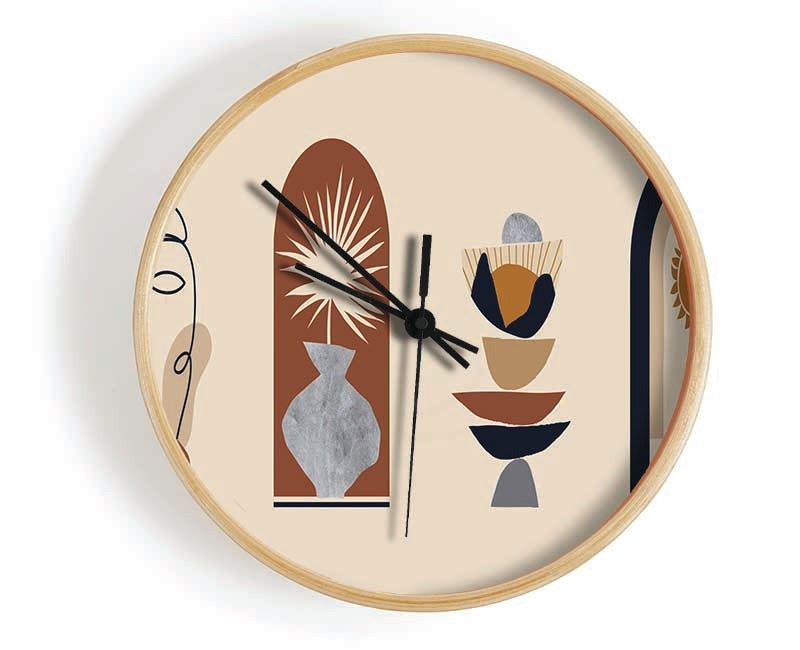 The Bohemian Modern Decor Clock - Wallart-Direct UK