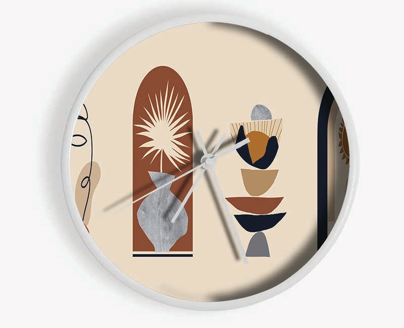 The Bohemian Modern Decor Clock - Wallart-Direct UK