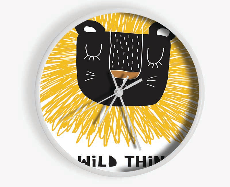 Wild Thing Lion Clock - Wallart-Direct UK