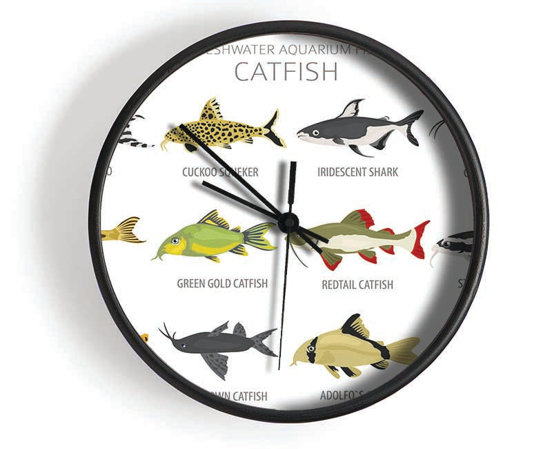 Catfish Chart Clock - Wallart-Direct UK