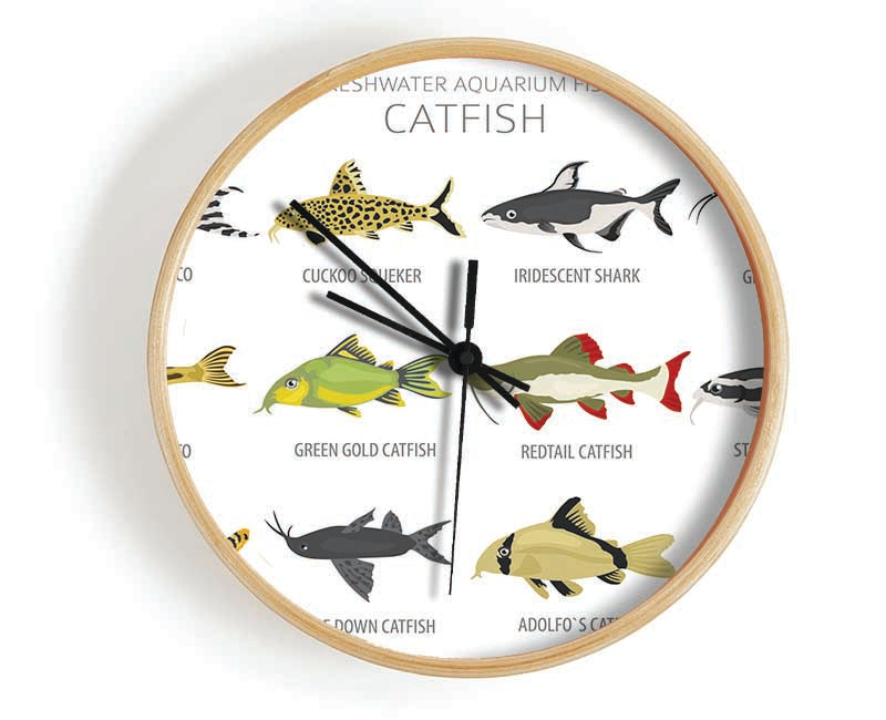 Catfish Chart Clock - Wallart-Direct UK