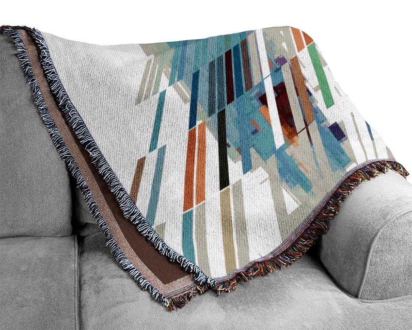 The Abstract Living Room Woven Blanket