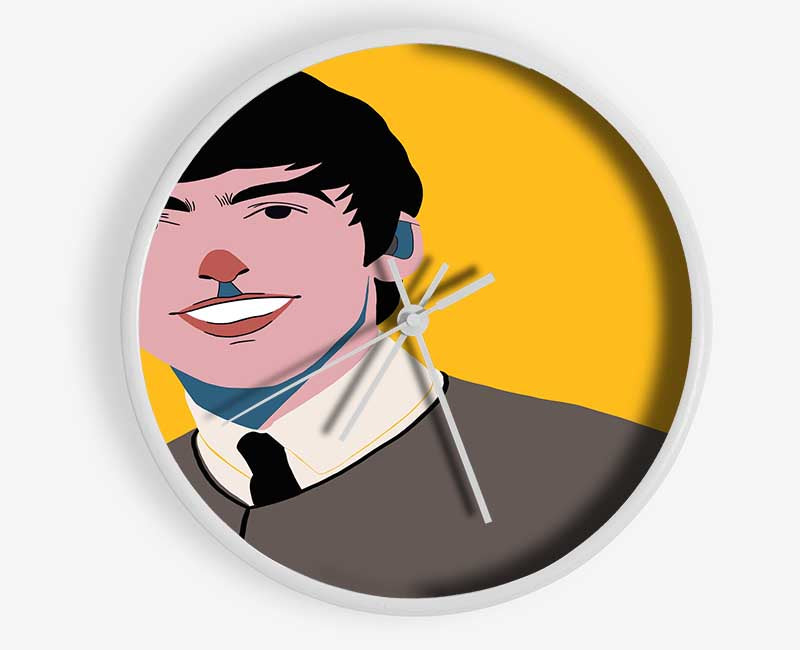 The Beatles On Yellow Clock - Wallart-Direct UK