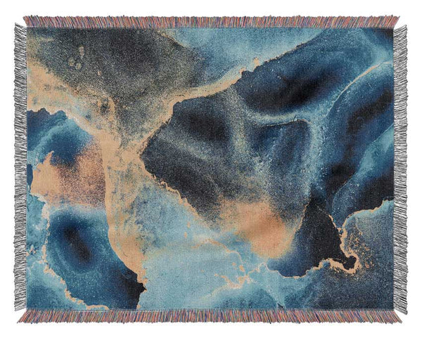 The Flow Of The Universe Glitter Woven Blanket