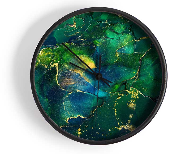 The Algae Coloured Waters Clock - Wallart-Direct UK