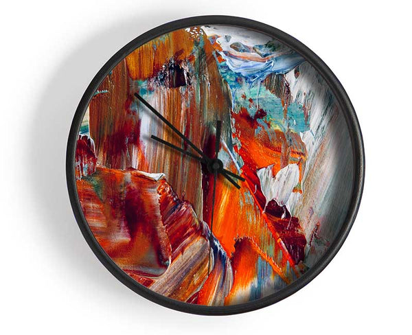 The Swipes Of The Paint Brush Clock - Wallart-Direct UK