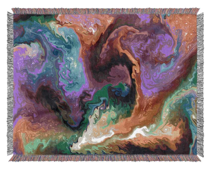 The Vivid Universe Explosion Woven Blanket