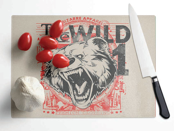 The Wild 1 Glass Chopping Board