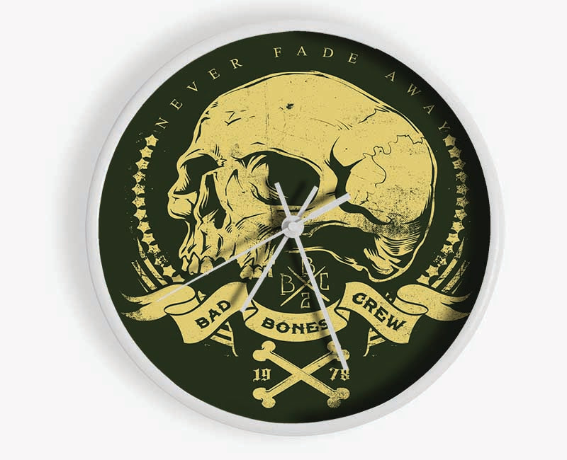 Bad Bones Crew Clock - Wallart-Direct UK