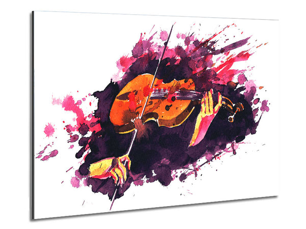 Playing The Violin Splatter