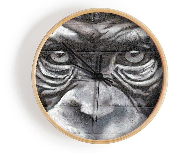 The Chimp Eyes Clock - Wallart-Direct UK