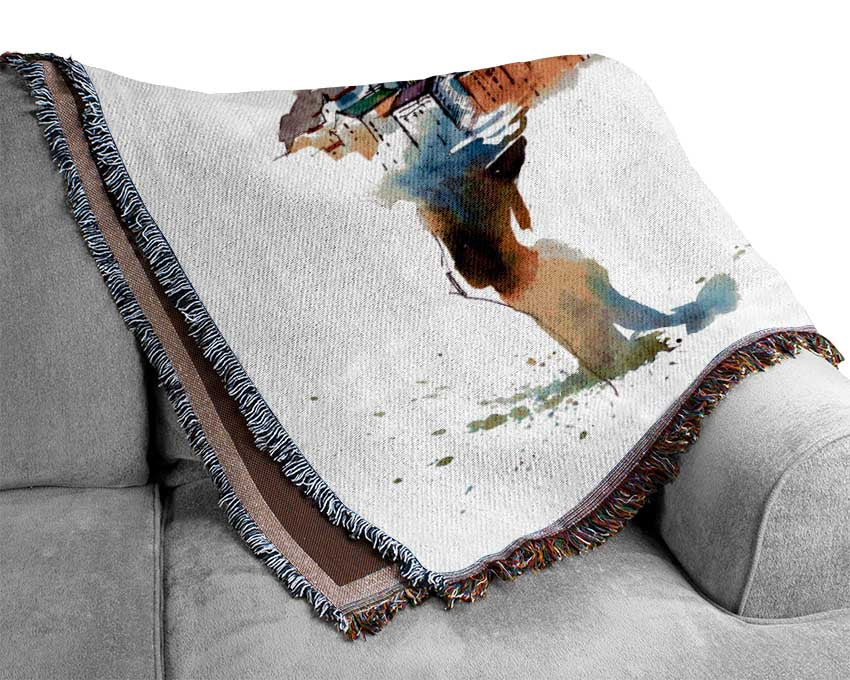 The Moose Town Woven Blanket