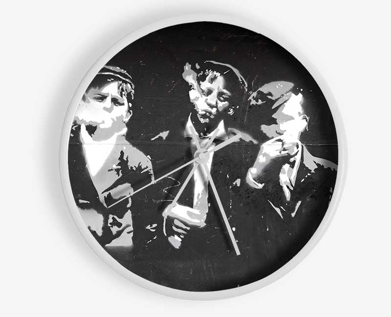 Children Smoking Clock - Wallart-Direct UK