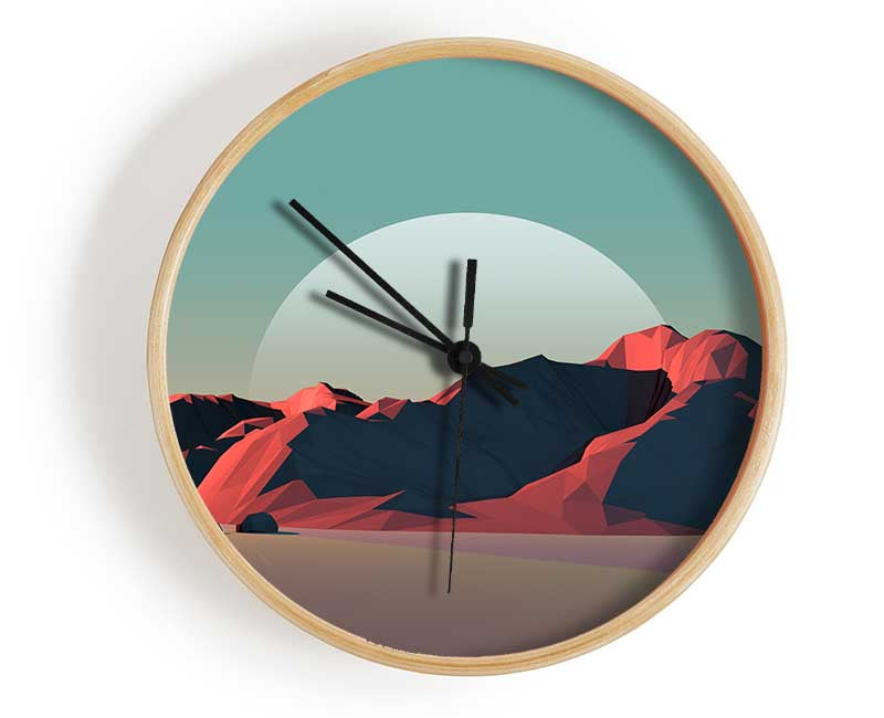 The Moon Over The Canyon Clock - Wallart-Direct UK