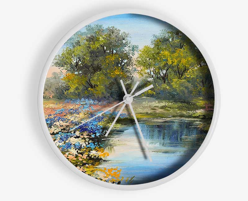 The Little River Trail Clock - Wallart-Direct UK