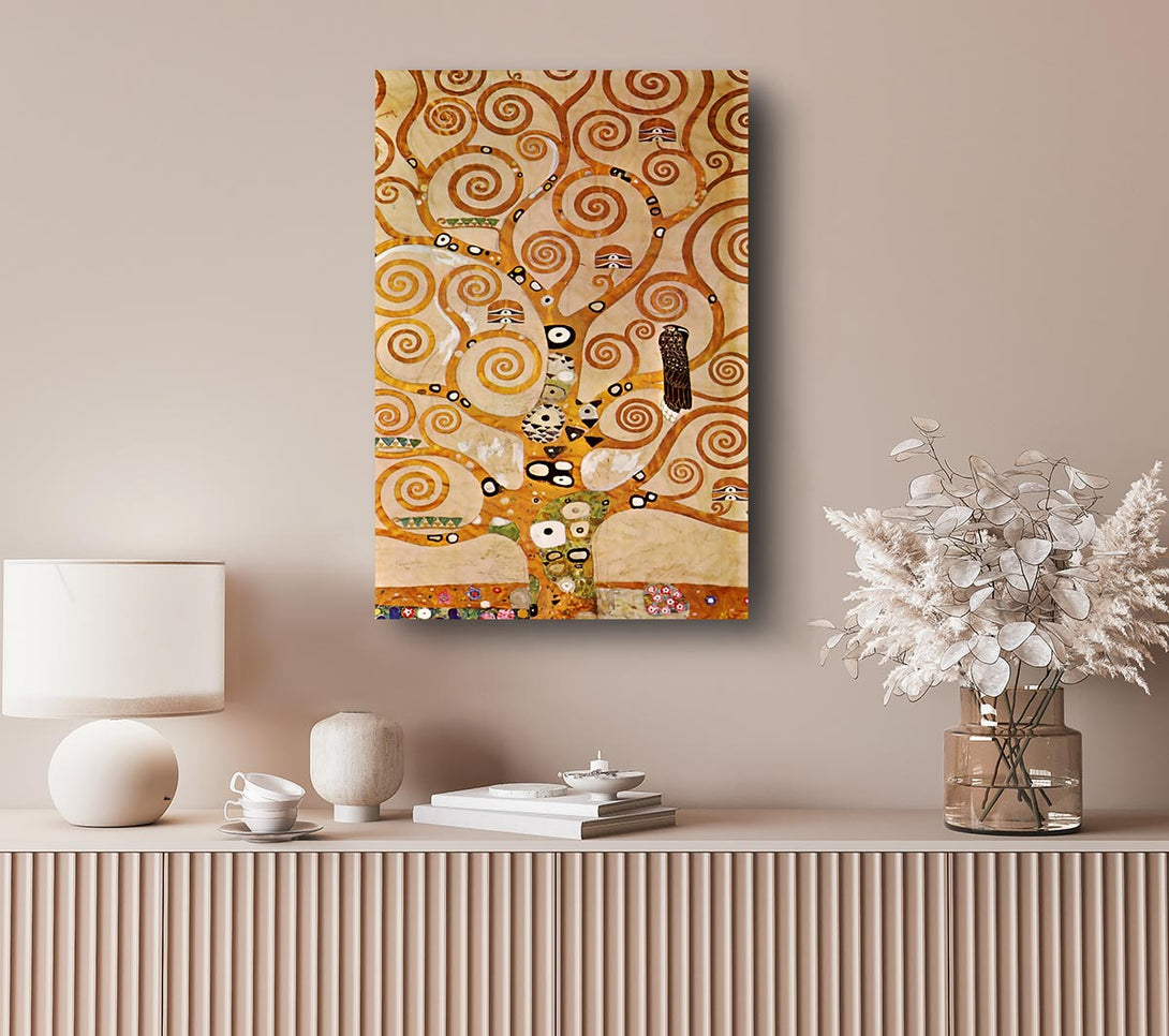 Picture of Klimt Frieze 2 Canvas Print Wall Art