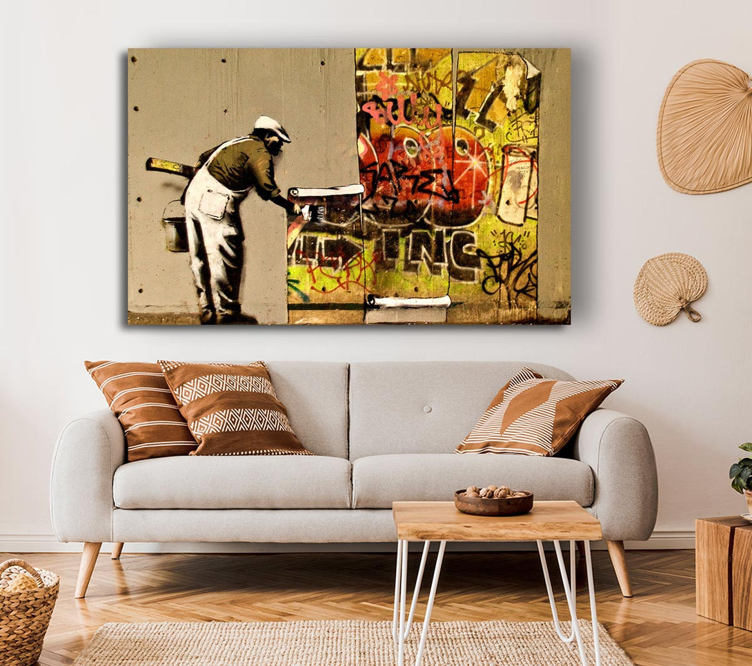 Picture of Wall Paper Canvas Print Wall Art