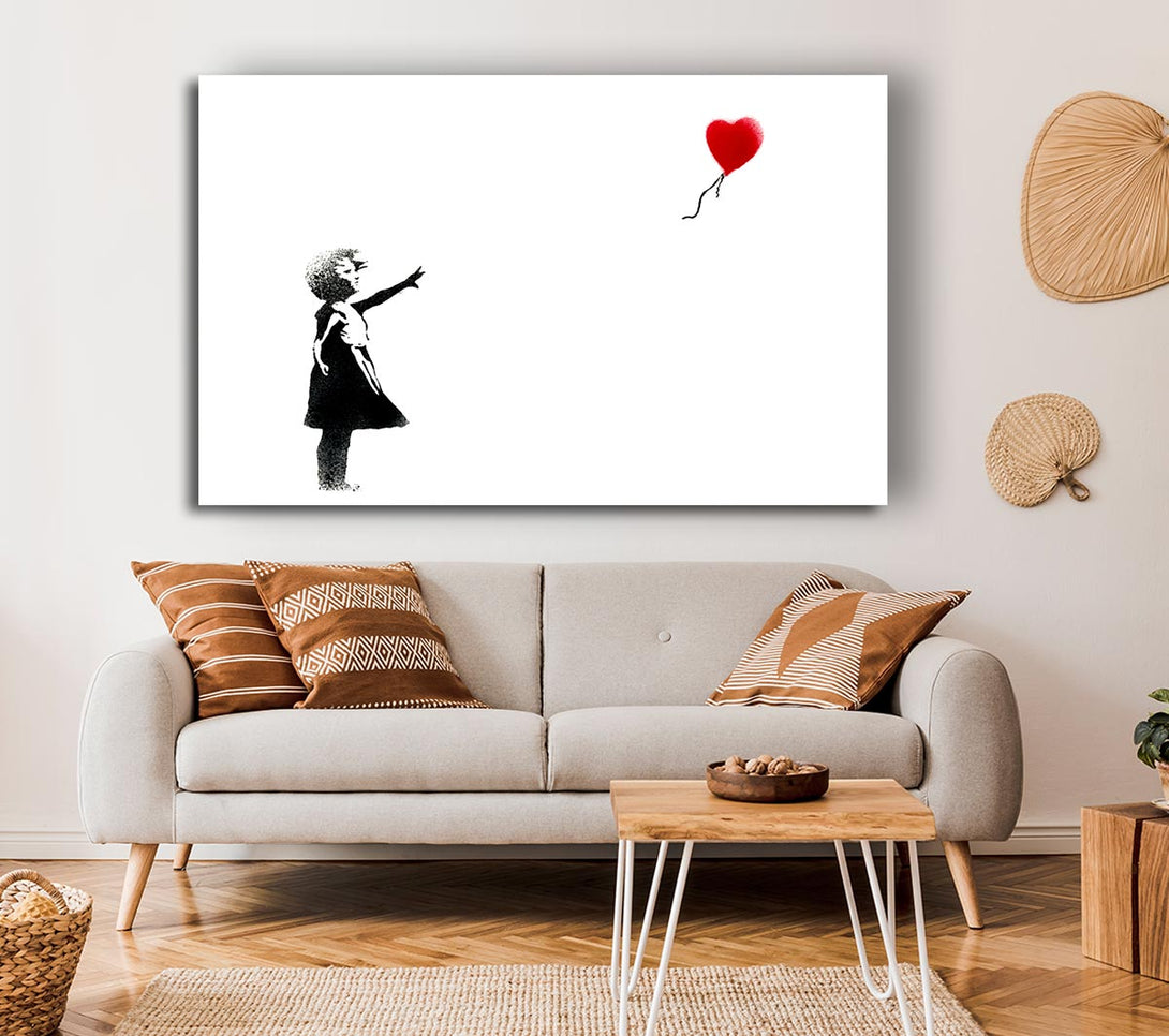 Picture of Balloon Girl Canvas Print Wall Art